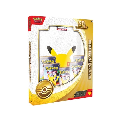 Pokémon TCG – 30th Celebration Binder Collection – 5 Boosters – English
