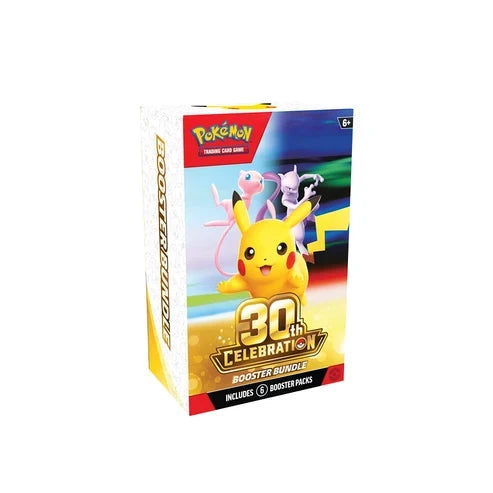 Pokémon TCG – 30th Celebration Booster Bundle – 6 Boosters – English