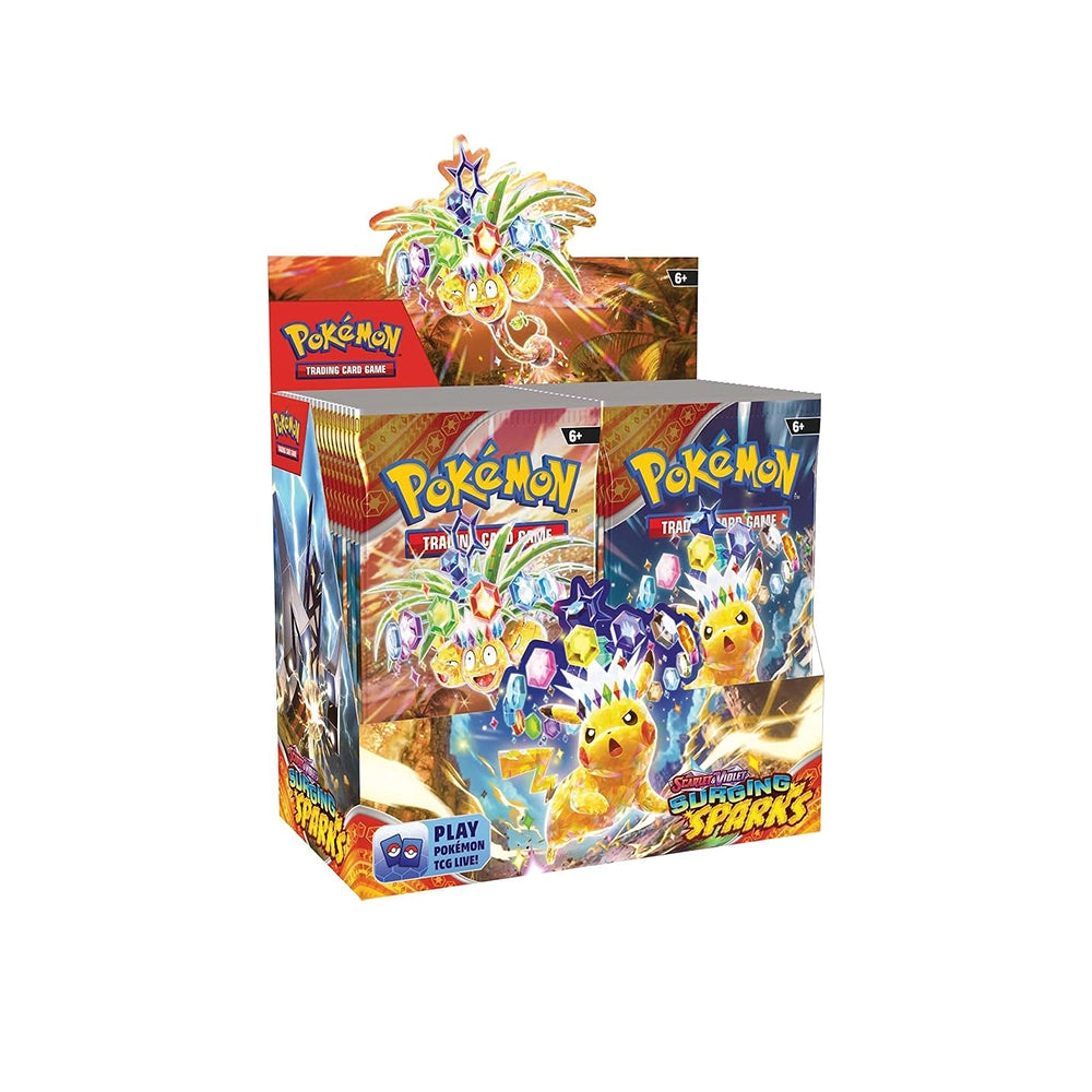 Pokémon TCG – Scarlet & Violet: Surging Sparks Booster Box – SV08 – 36 Boosters – English