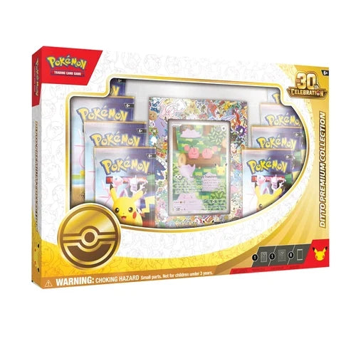 Pokémon TCG – 30th Celebration Ditto Premium Collection – 8 Boosters – English