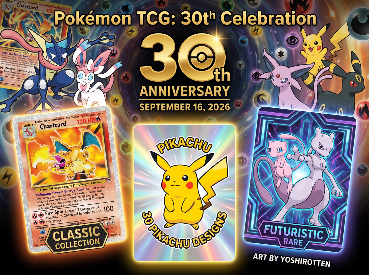 Pokémon TCG: 30th Celebration Release Date, Set Details & Everything Confirmed