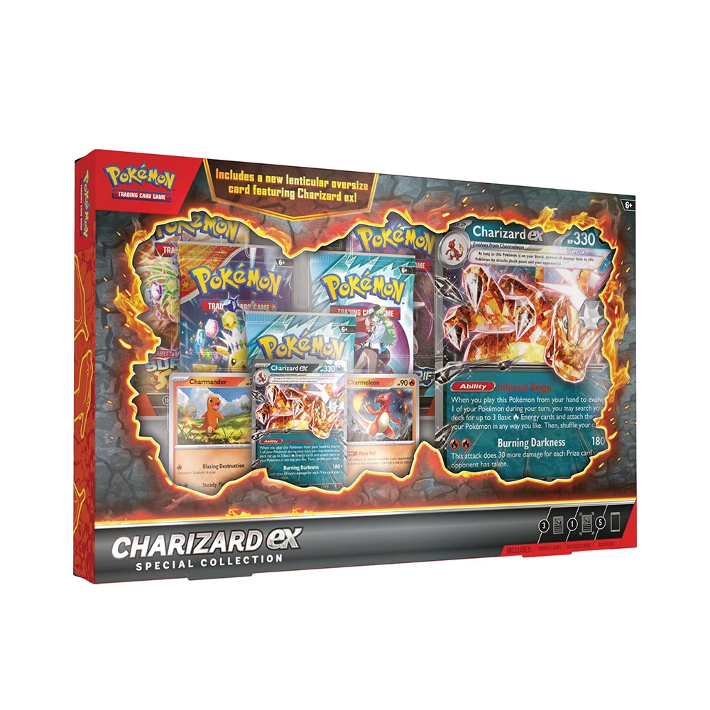 Pokémon TCG – Charizard ex Special Collection – 5 Boosters – English
