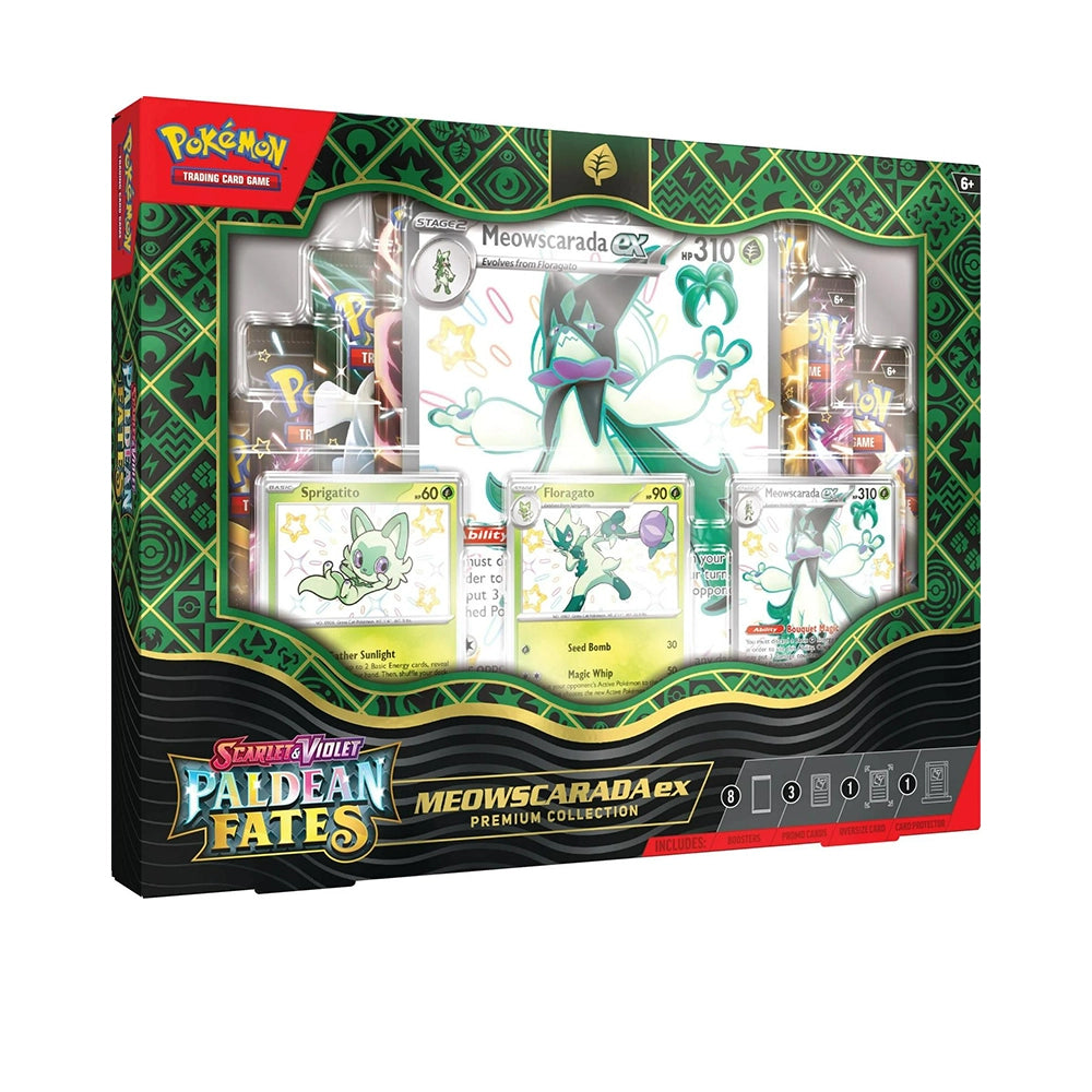Pokémon TCG – Paldean Fates Meowscarada ex Premium Collection – English