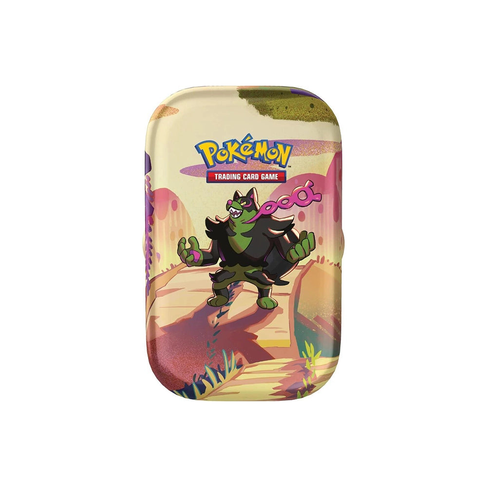 Pokémon TCG – Scarlet & Violet: Shrouded Fable Munkidori Mini Tin – 2 Boosters – English