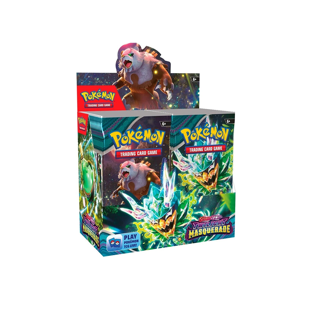Pokémon TCG – Scarlet & Violet: Twilight Masquerade Booster Box – 36 Boosters – English