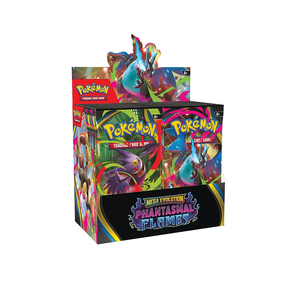 Pokémon TCG – Mega Evolution: Phantasmal Flames Booster Box – ME02 – 36 Boosters – English